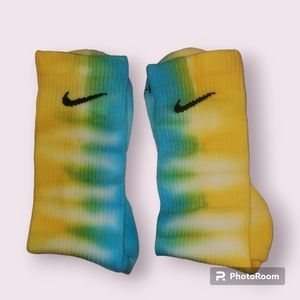 Tie dye Nike socks